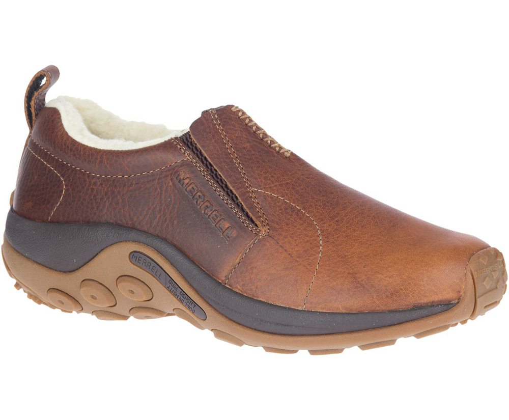 Merrell Slip Ons Brown - Jungle Moc Crafted Cozy - Mens 74HJLRNGV
